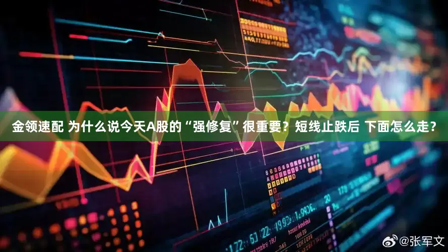 金领速配 为什么说今天A股的“强修复”很重要？短线止跌后 下面怎么走？